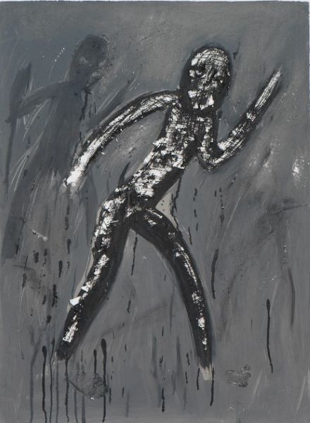 Making a Shadow Picture, 2005, Acr...per, 108X79cm